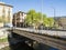 The river Ter as it passes through Ripoll in Catalonia, Spain