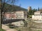 The river Ter as it passes through Ripoll in Catalonia, Spain