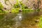 River in the Tian Shan mountains in the spring