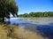 River Tisza near Tiszafured, Hungary