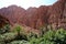 The river of The Todra gorges in Morocco