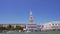 River tour to Venice, view of St Mark\'s Campanile and basilica, sightseeing trip