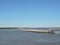 River Tug - Pusher `PATRICIA M` and convoy of barges loaded in navigation along of the Water Way Hidrovia rivers Paraguay Parana