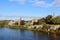 River Tweed at Kelso, Borders region, Scotland