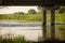 River under a reinforced concrete bridge great place for fishing