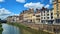 River Vilaine in Rennes, Brittany, France