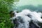 The river Vrelo flows into the river Drina via a waterfall