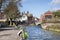 A river walk in Winchester, Hampshire, UK