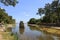 River water in ancient Olympos city in Turkey