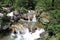 River water nearby the waterfall Cascate del Toce