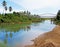 A RIVER IN WEST SUMATRA, INDONESIA