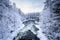 The river in winter season at Oulanka National Park, Finland