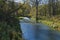 River and woodlands at whitewater park