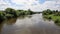 River Wye running through Ross-on-Wye Herefordshire England uk a small market town