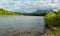 River Zhupanova. Kronotsky Nature Reserve on Kamchatka Peninsula.