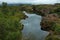 River Ã–xara in Thingvellir National Park on Iceland,Europe