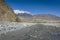 Riverbed in Himalaya mountains