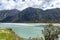 riverbed landscape scenery in south New Zealand