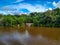 Riverfront town along the Amazon River,