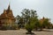 A riverside Buddhist temple of Kampot, Cambodia