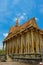 A riverside Buddhist temple of Kampot, Cambodia