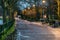 Riverside Footpath at Night