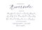 Riverside - handwritten Script font.