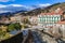 Riverside houses in Camprodon, Spain