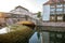 Riverside of the old town in Nurnberg, Germany