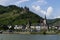 Riverside town of Bacharach viewd from the River Rhine ,Rheinland-Pfalz,Germany.