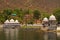 Riverside view of Udaipur fort