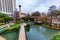 The Riverwalk at San Antonio, Texas.