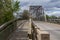 Riveted parker through truss bridge in Aztec New Mexico