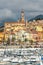 Riviera town Menton view