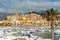 Riviera town Menton view