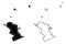 Riviere du Rempart District Republic of Mauritius, island, Districts of Mauritius map vector illustration, scribble sketch