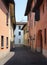Rivolta d`Adda Cremona, Italy: old street