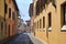Rivolta d`Adda Cremona, Italy: old street