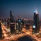 Riyadh, Saudi Arabia - 14 ,King Abdullah Financial District , KAFD business towers made with Generative AI