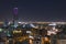 Riyadh Skyline Night Top View