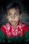 Rizvi 8 Years old, a disable child with rare blue eyes in Bangladesh.