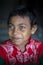 Rizvi 8 Years old, a disable child with rare blue eyes in Bangladesh.