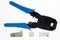 RJ45 Lan connector and Crimping tool.