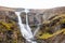 rjukandafoss waterfall in Iceland