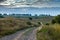 Road  among abandoned fields