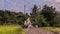 road access in the hills of Cirebon, Indonesia.