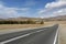 The road across the steppes of Altai