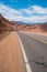 Road along Andean valleys