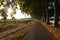 Road along Canal du Midi, France