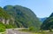 Road through the Alps